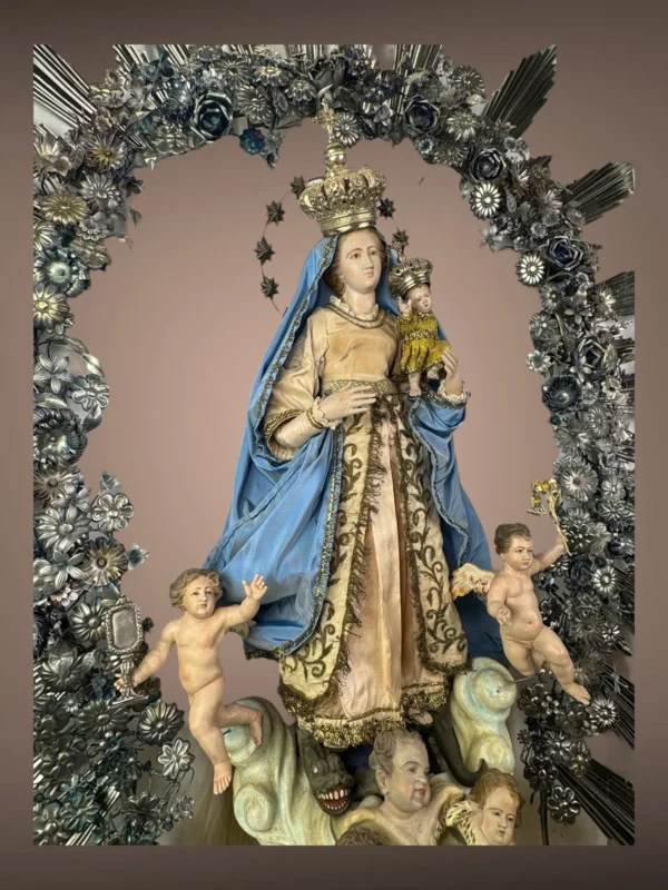Madonna Immacolata di Don Placido Baccher 76 cm - immagine 2