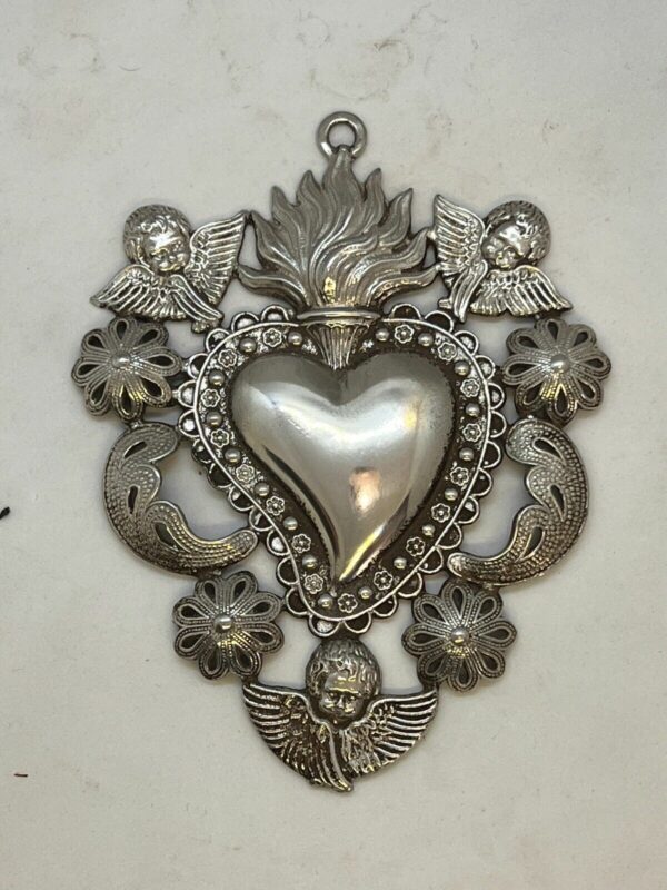 Ex voto cuore sacro  14x11cm