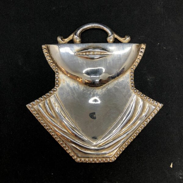 Ex voto gola  12x13 cm ottone - immagine 3