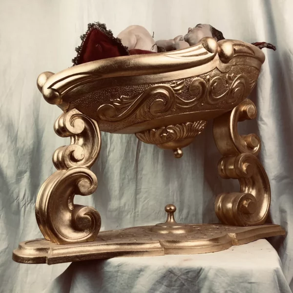 Culla in legno Bambino Gesu'  37 cm - immagine 4