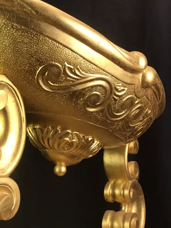 Culla in legno e foglia oro - immagine 7