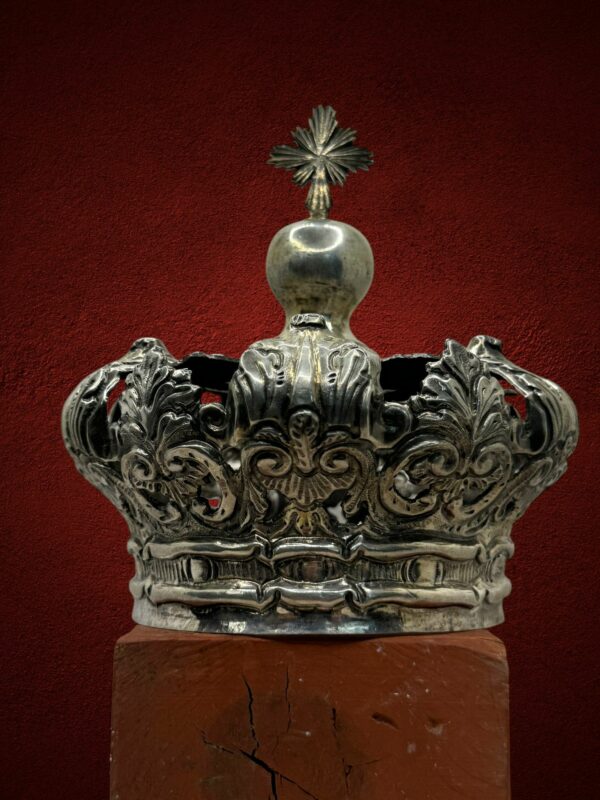 Corona imperiale per Madonne Santi 10 cm diametro - immagine 3