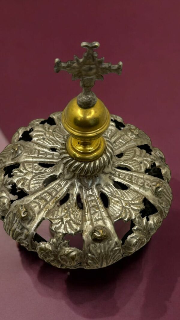 Corona imperiale per Madonne Santi 8 cm diametro - immagine 3