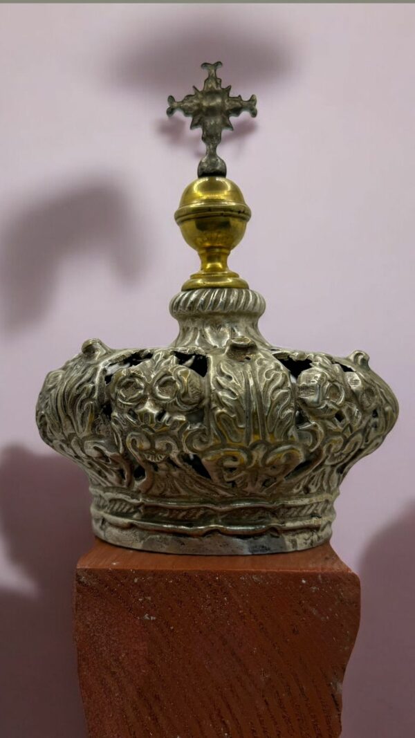 Corona imperiale per Madonne Santi 8 cm diametro