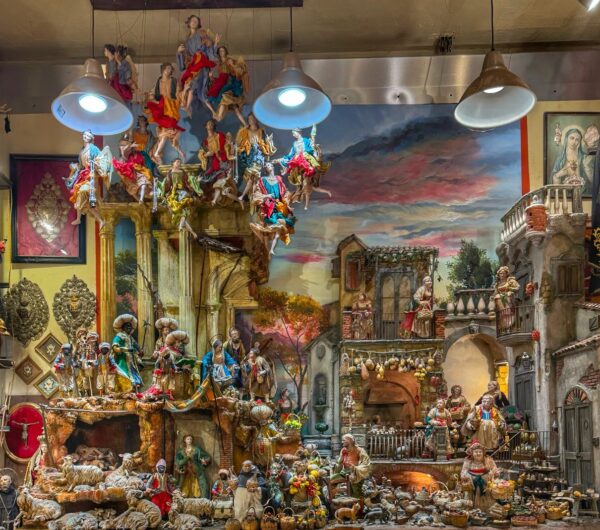 Presepe lineare completo 200x240x270 cm