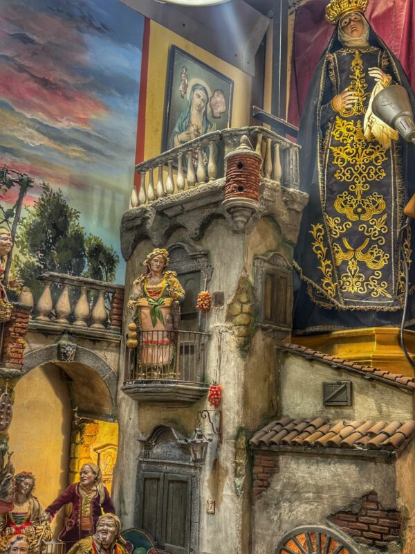 Presepe lineare completo 200x240x270 cm - immagine 8