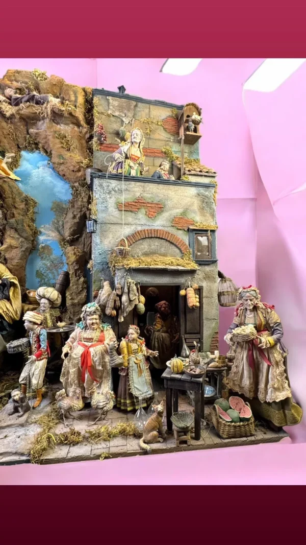 Scoglio presepe completo osteria casa  - immagine 4