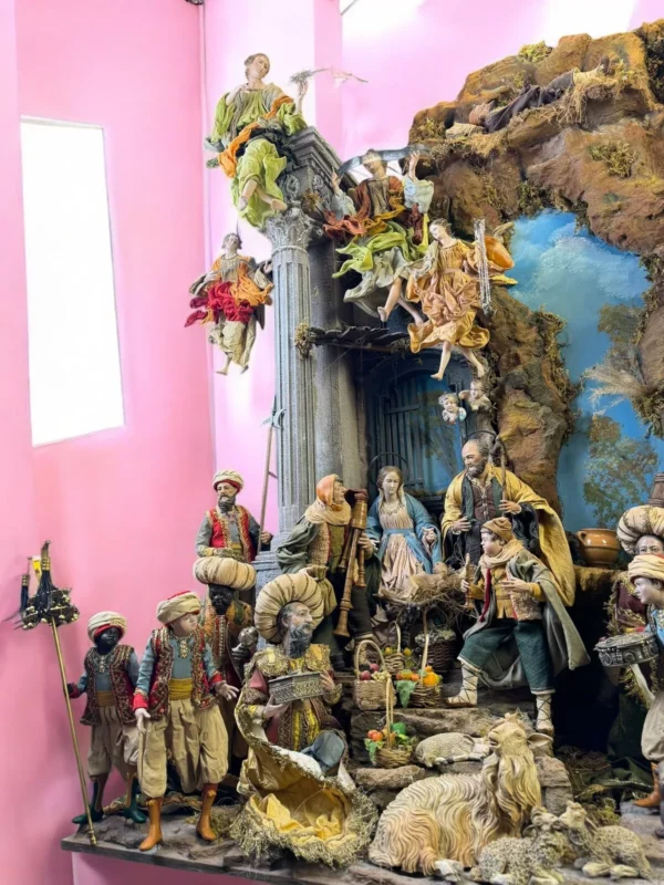Scoglio presepe completo osteria casa  - immagine 3