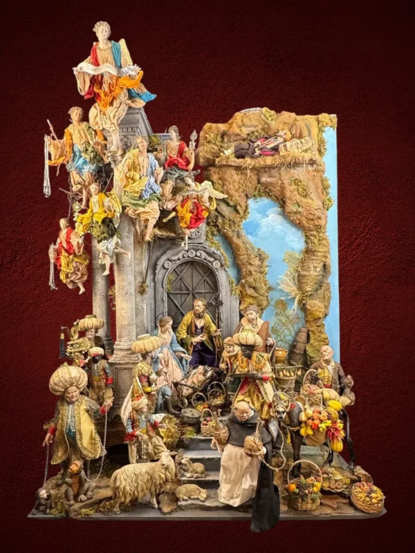Scoglio presepe completo