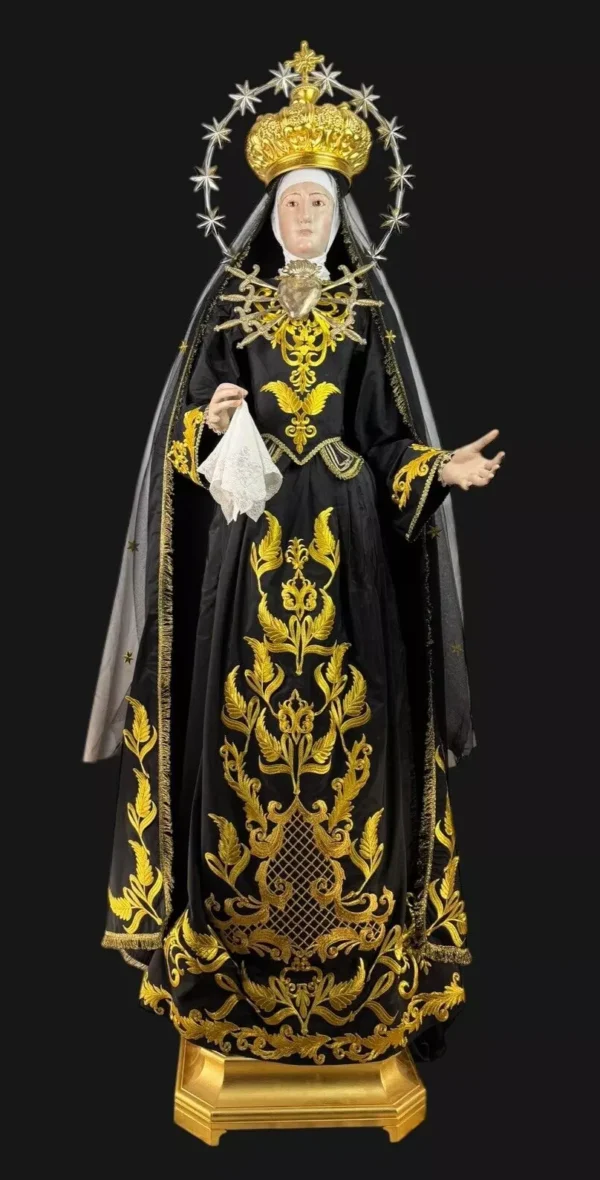 Statua Madonna Addolorata 200 cm - immagine 7