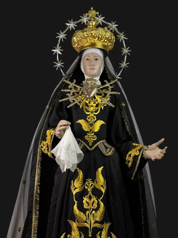 Statua Madonna Addolorata 200 cm - immagine 2