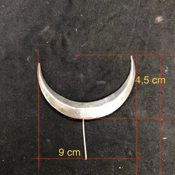 luna metallo Misure 9 X4,5 Cm - immagine 3