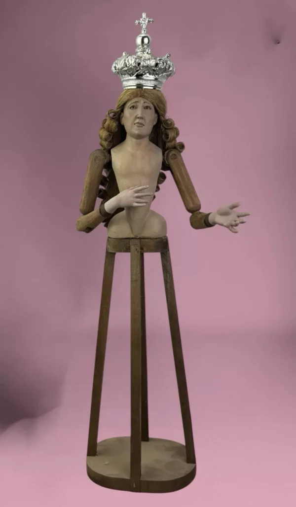 Madonna Manichino devozionale 49 cm - immagine 7