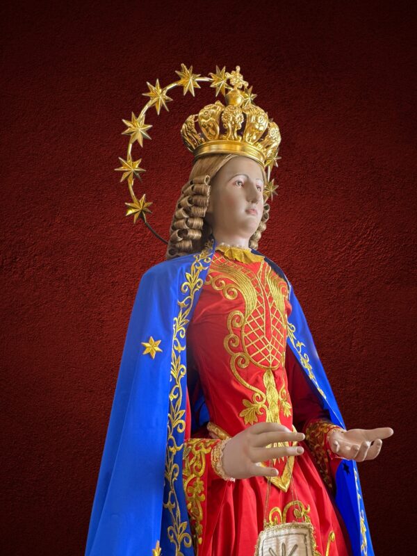 Madonna Del Carmine 190 cm statua processionale