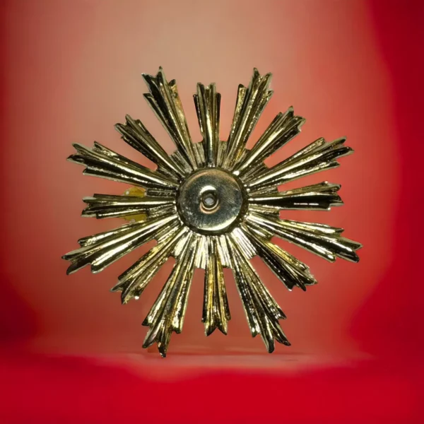 Raggiera metallo 6,5 cm ottone