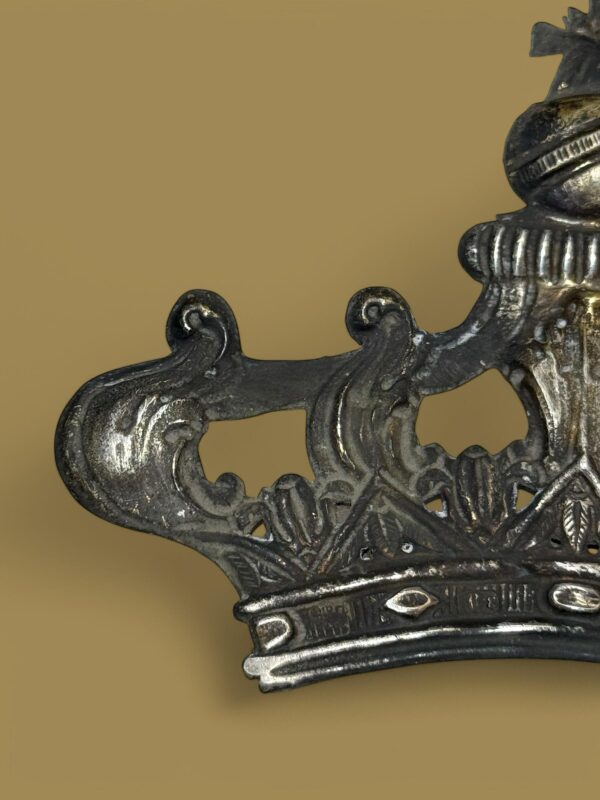 Coppia corone diademi  per quadri sacri Madonna del Carmine argento - immagine 8