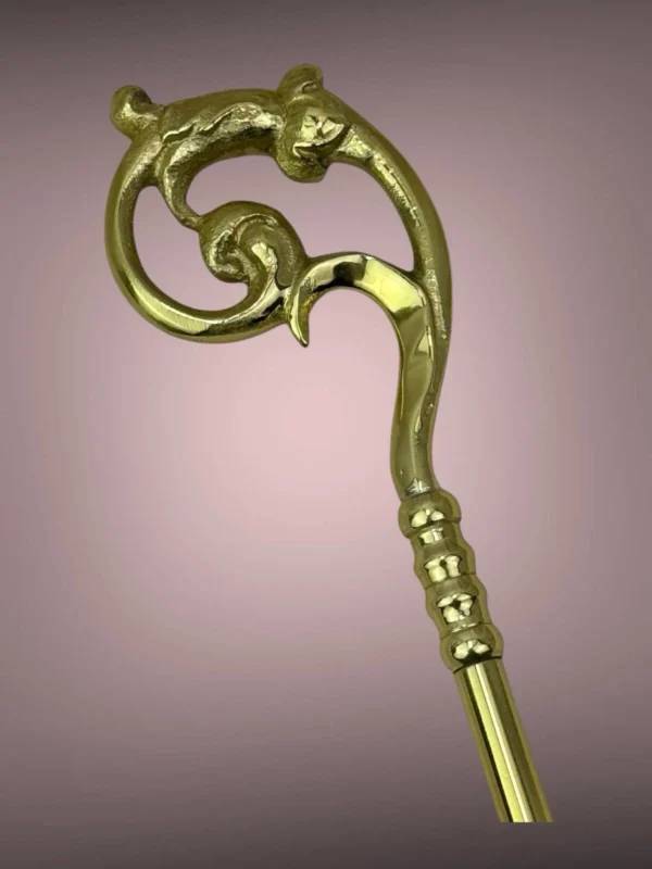 Bastone Pastorale 43 cm in ottone