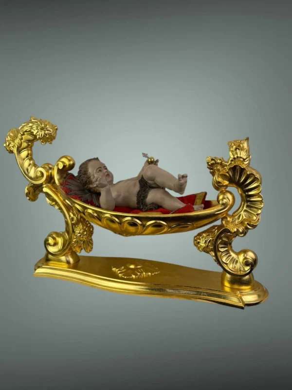 Culla con Bambino Gesu' 32 cm - immagine 2
