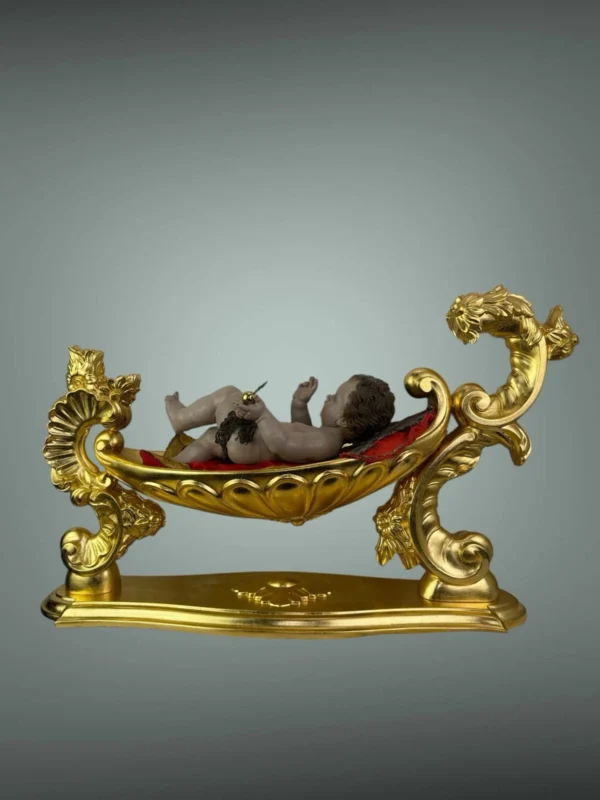 Culla con Bambino Gesu' 32 cm - immagine 3