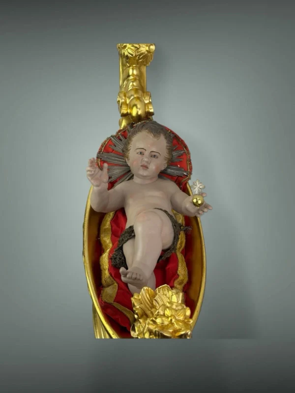 Culla con Bambino Gesu' 32 cm - immagine 4