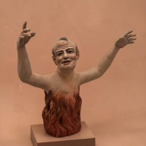 Scultura Anima del purgatorio 15 cm