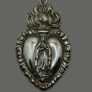 Ex voto Madonna cuore sacrodesign 6x10cm